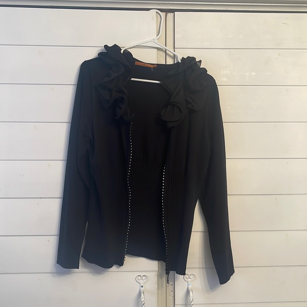 Black dress sweater